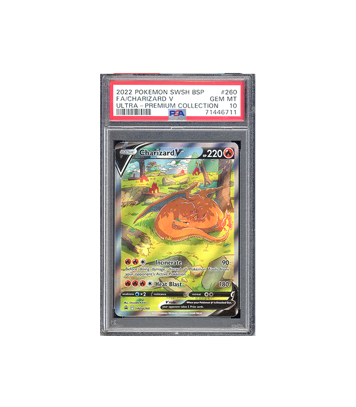 Pokemon Charizard V UPC Promo Full Art #SWSH260 PSA 10