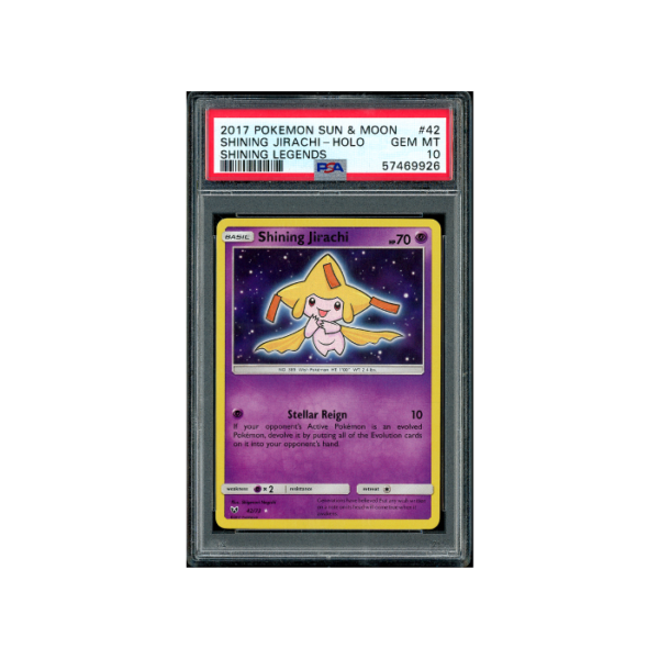 Pokemon Shining Jirachi Holo Shining Legends 2017 #42 PSA 10