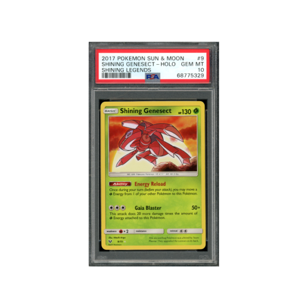 Pokemon Shining Genesect Shining Legends Engels #9 PSA 10