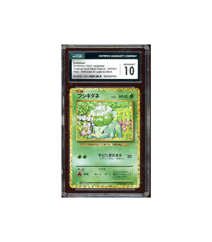 Pokemon Bulbasaur Holo CLF Classic #001 CGC 10 (New Label) Pokemon Bulbasaur Holo CLF Classic #001 CGC 10 (New Label)