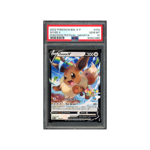 Pokemon Eevee V Jakarta Festival SV Promo #378 PSA 10