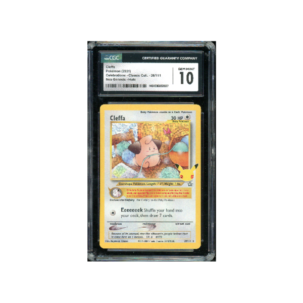 Pokemon Cleffa Celebrations Neo Genesis #20 CGC 10 (New)