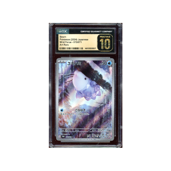 Pokemon Snom Wild Force AR #073 CGC Pristine 10 (New Label)