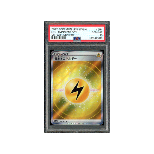 Pokemon Lightning Energy Vstar Universe Full Art #254 PSA 10