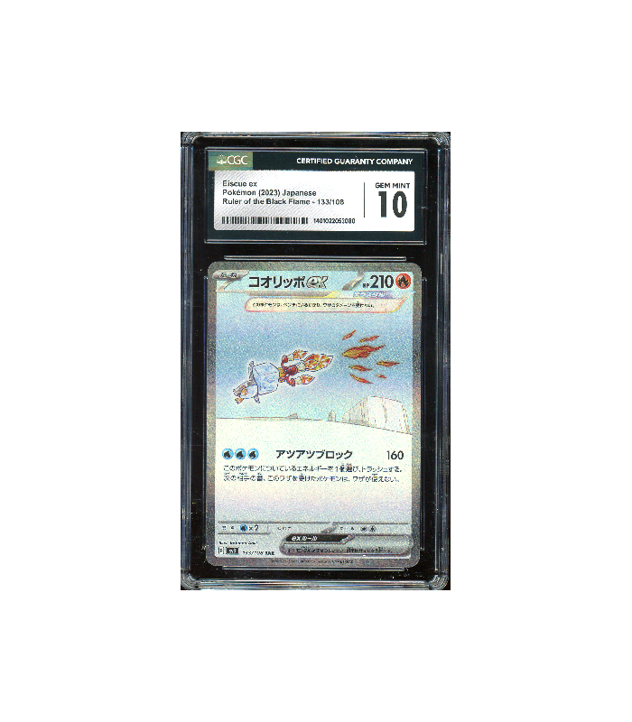 Pokemon Eiscue ex Ruler of the Black Flame #133 CGC 10 (New)
