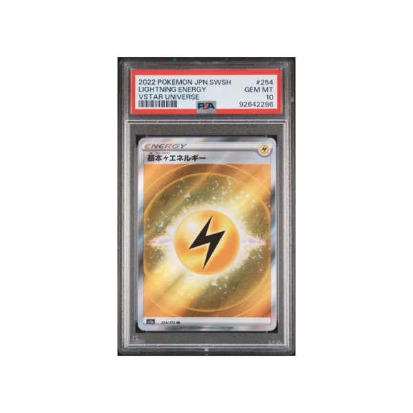 Pokemon Lightning Energy VSTAR Universe Full Art #254 PSA 10