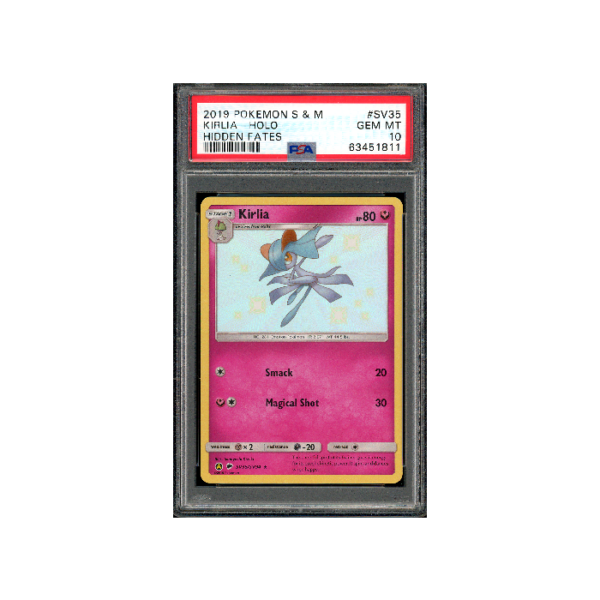 Pokemon Kirlia Hidden Fates Engels Baby Shiny #SV35 PSA 10