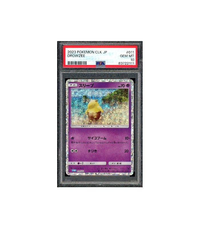 Pokemon Drowzee Holo Classic CLK Japanese #011 PSA 10