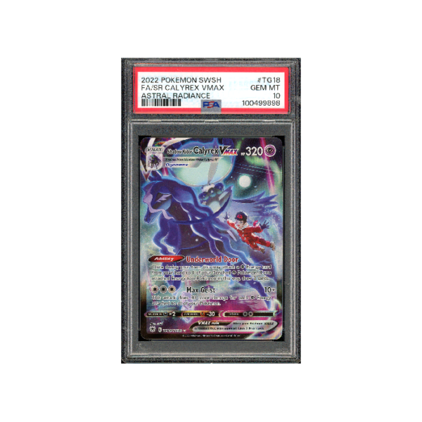 Pokemon Shadow Calyrex VMAX Astral Radiance #TG18 PSA 10