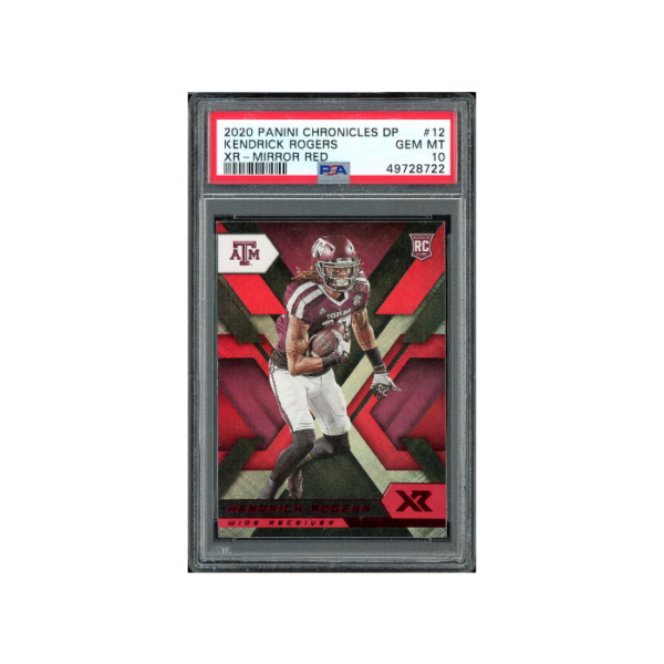 Panini Chronicles DP 2020 Kendrick Rogers XR Mirror Red PSA 10