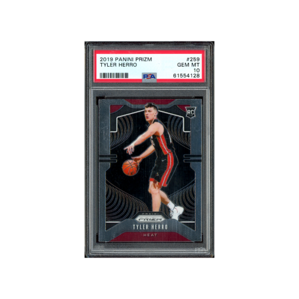 Panini Prizm 2019 Tyler Herro Rookie Miami Heat #259 PSA 10