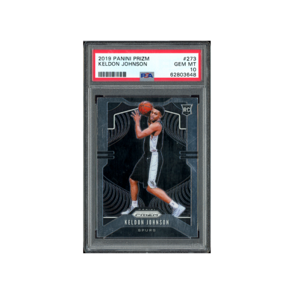 Panini Prizm 2019 Keldon Johnson Rookie Card #273 PSA 10