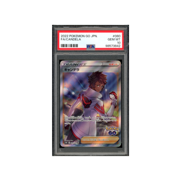 Pokemon Candela Pokémon GO s10b Full Art Trainer #080 PSA 10