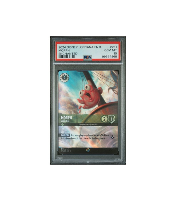 Disney Lorcana Morph Space Goo Enchanted #211 PSA 10