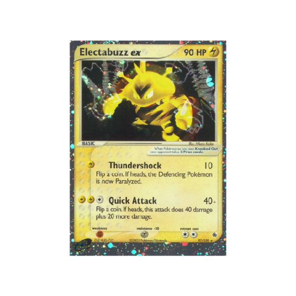 Pokemon Electabuzz ex EX Ruby & Sapphire #97