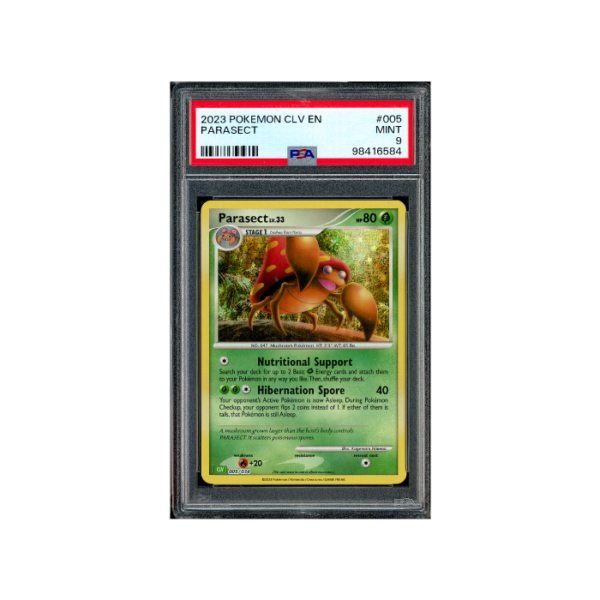 Pokemon Parasect Lv.33 Holo Classic CLV Deck #005 PSA 9 Mint