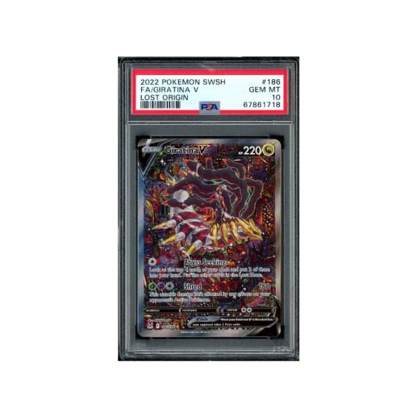 Pokemon Giratina V Lost Origin Alternate Full Art #186 PSA 10