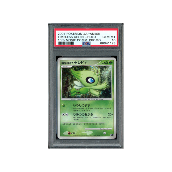 Pokemon Timeless Celebi Holo 10th Movie Promo 10M PSA 10