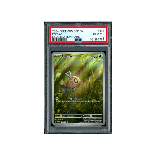 Pokemon Feebas Surging Sparks AR Full Art #198 PSA 10