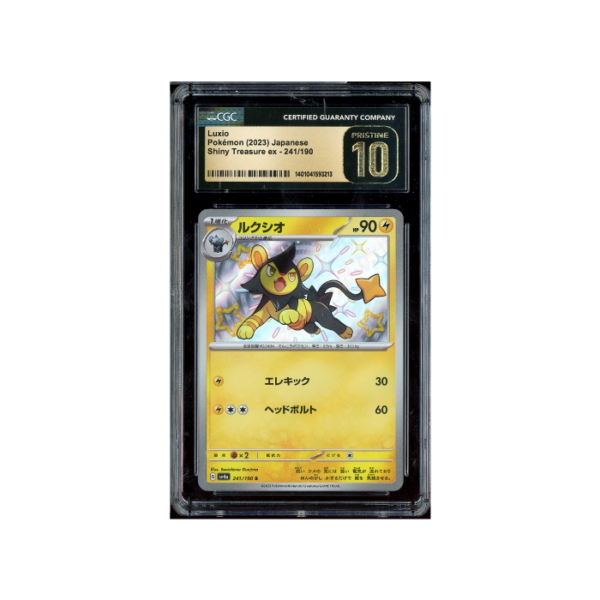 Pokemon Luxio Shiny Treasure ex #241 CGC Pristine 10