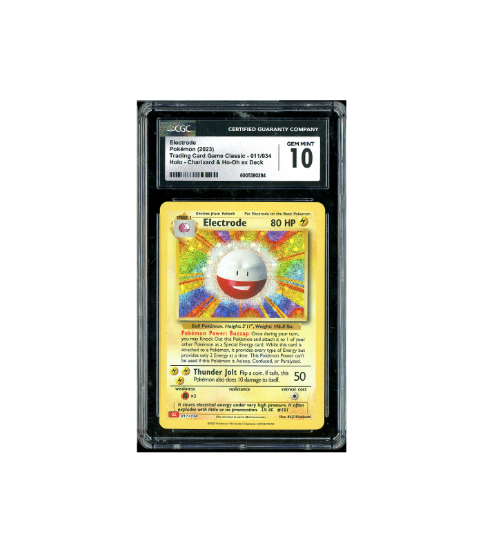 Pokemon Electrode Holo Classic Collection CLC #011 CGC 10