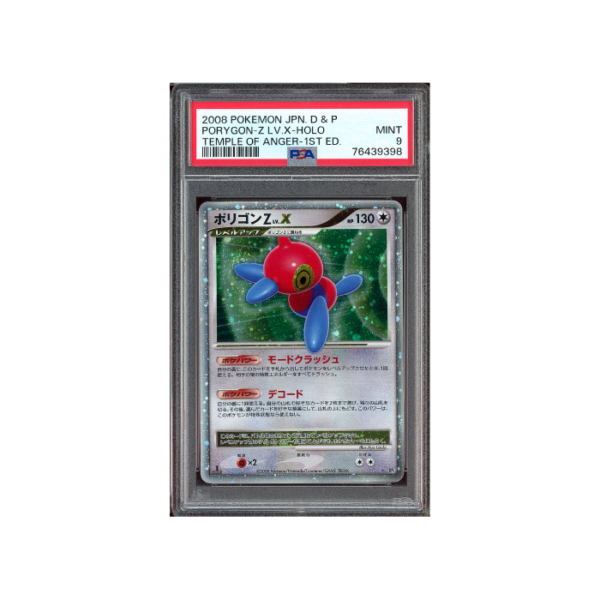 Pokemon Porygon-Z LV.X 1st Edition Temple of Anger DP5 PSA 9