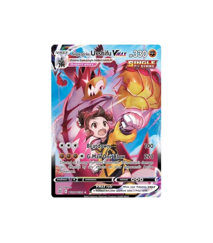 Pokemon Single Strike Urshifu VMAX Brilliant Stars #TG19