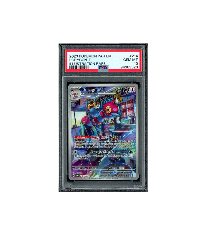 Pokemon Porygon-Z Paradox Rift AR Full Art #214 PSA 10