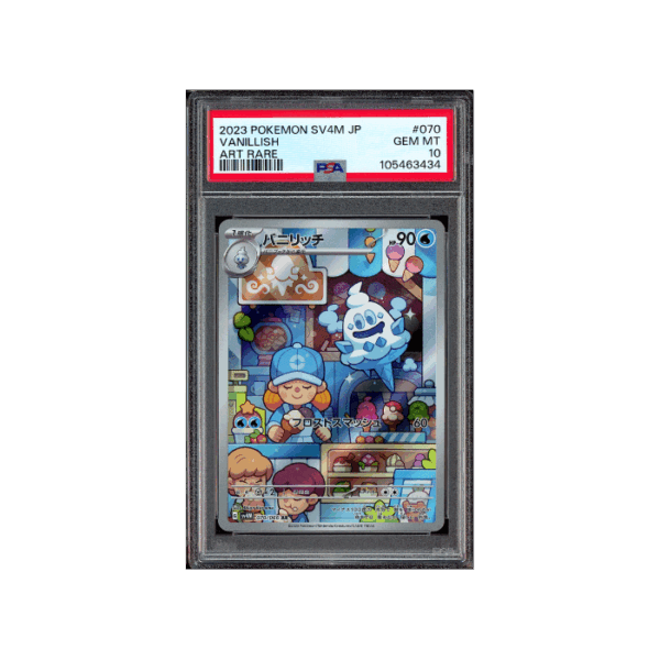 Pokemon Vanillish Future Flash sv4M AR Full Art #070 PSA 10