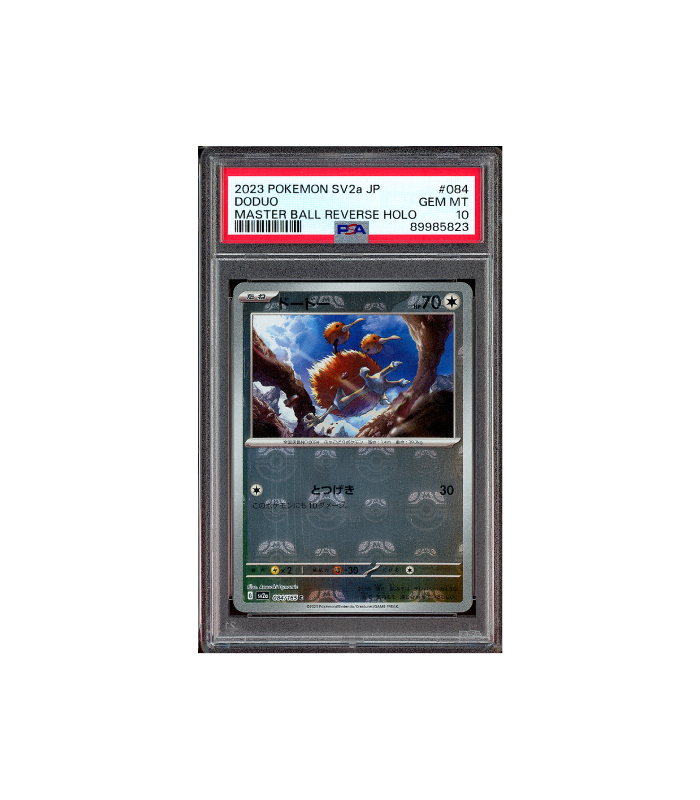 Pokemon Doduo Master Ball Reverse Holo 151 #084 PSA 10