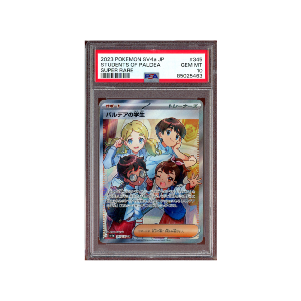 Pokemon Students of Paldea Shiny Treasure ex sv4a #345 PSA 10