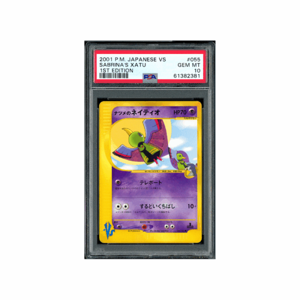 Pokemon Sabrina's Xatu VS Series 1st Edition #055 PSA 10