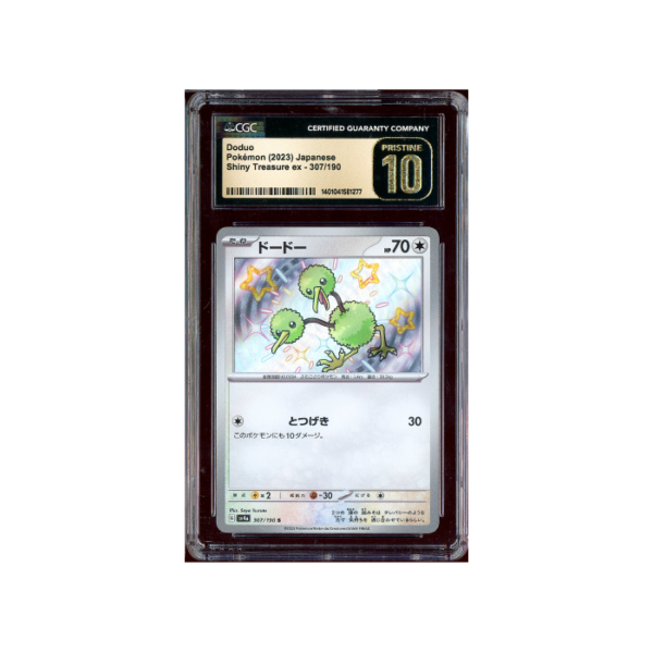 Pokemon Doduo Shiny Treasure ex sv4a #307 CGC Pristine 10