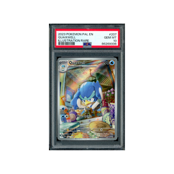 Pokemon Quaxwell Paldea Evolved Illustration Rare #207 PSA 10