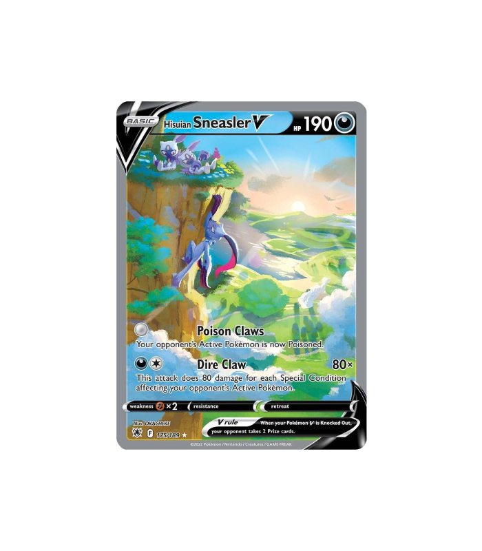 Pokemon Hisuian Sneasler V Astral Radiance Alt Full Art #175