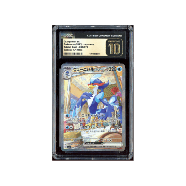 Pokemon Quaquaval ex Triplet Beat SAR #098 CGC Pristine 10