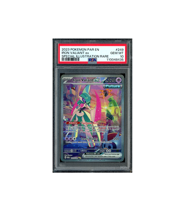 Pokemon Iron Valiant ex Paradox Rift SAR Full Art #249 PSA 10