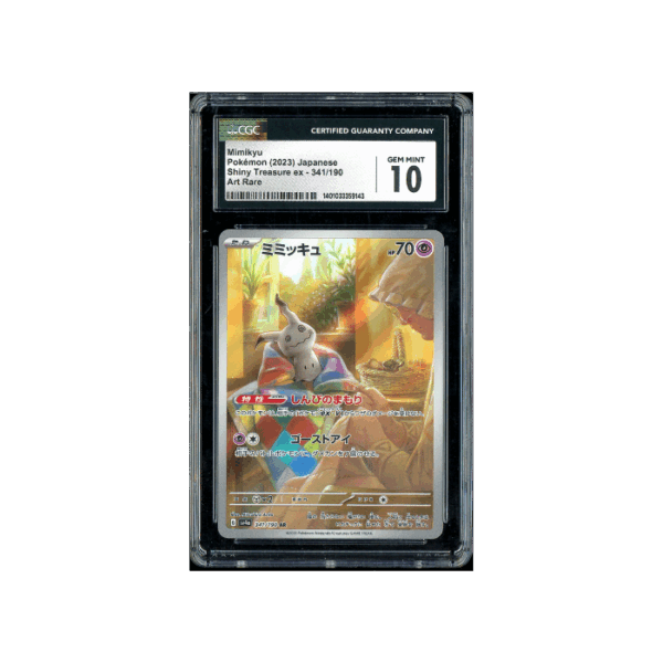 Pokemon Mimikyu Shiny Treasure ex AR Full Art #341 CGC 10