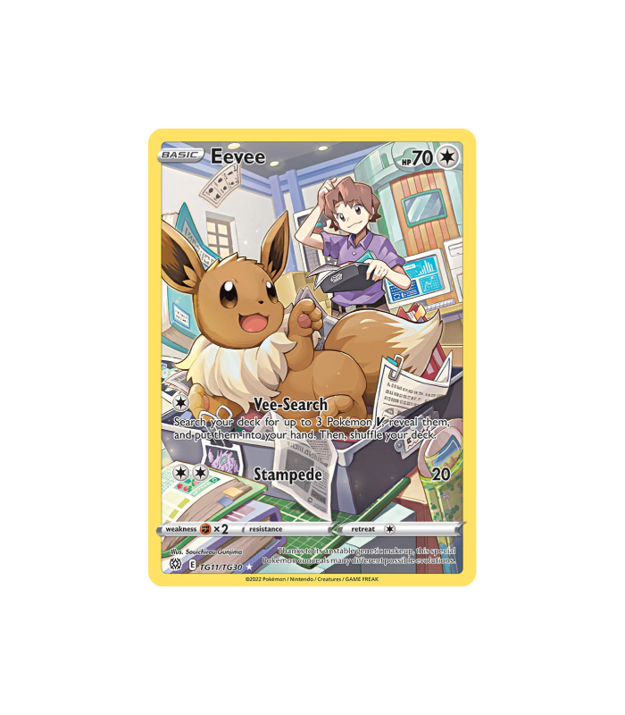 Pokemon Eevee Brilliant Stars CHR Full Art #TG11