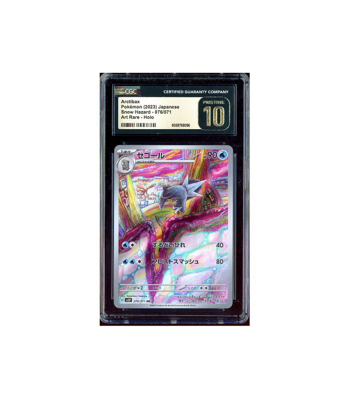 Pokemon Arctibax Snow Hazard AR Full Art #076 CGC Pristine 10