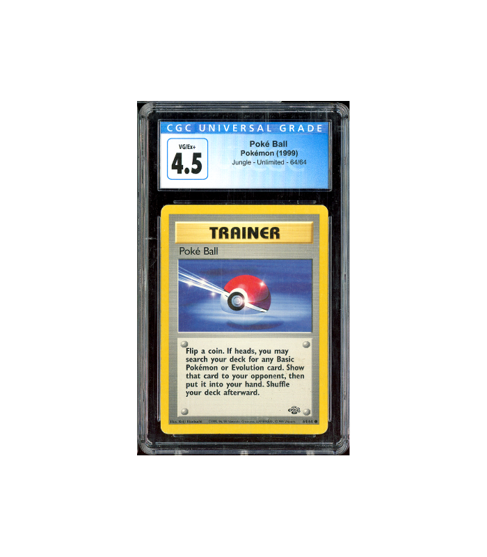 Pokemon Poké Ball Jungle #64 CGC 4.5
