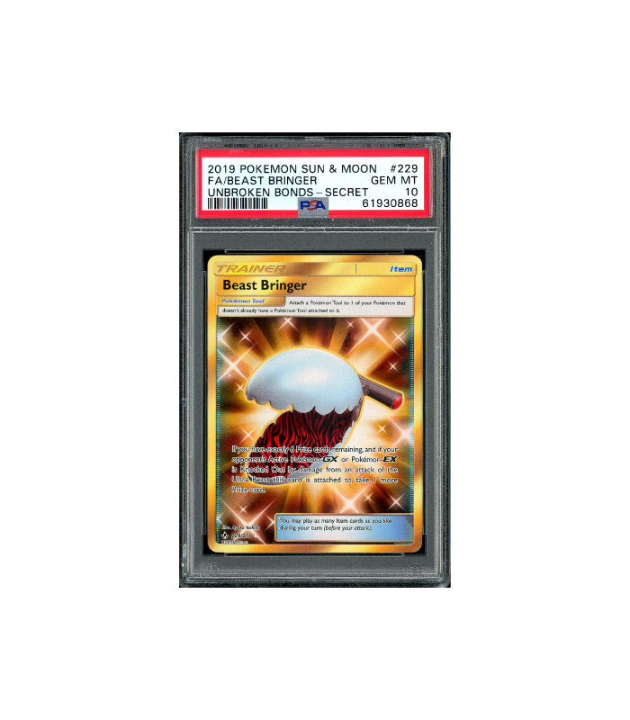 Pokemon Beast Bringer Unbroken Bonds UR Full Art #229 PSA 10