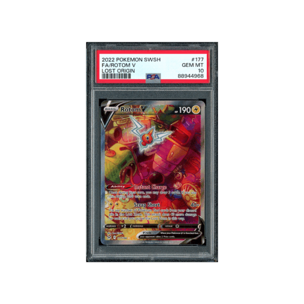 Pokemon Rotom V Lost Origin Alt Full Art #177 PSA 10