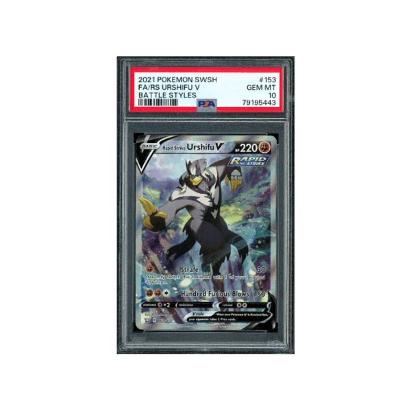Pokemon Rapid Strike Urshifu V Battle Styles Full Art #153 PSA 10