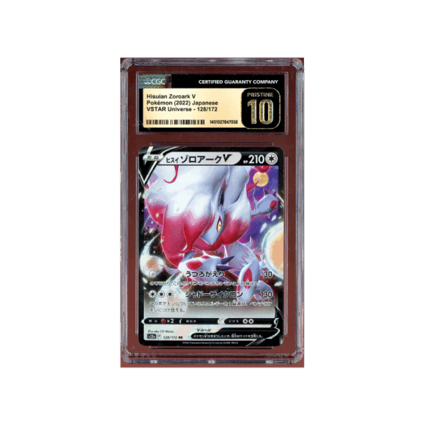 Pokemon Hisuian Zoroark V Vstar Universe #128 CGC Pristine 10