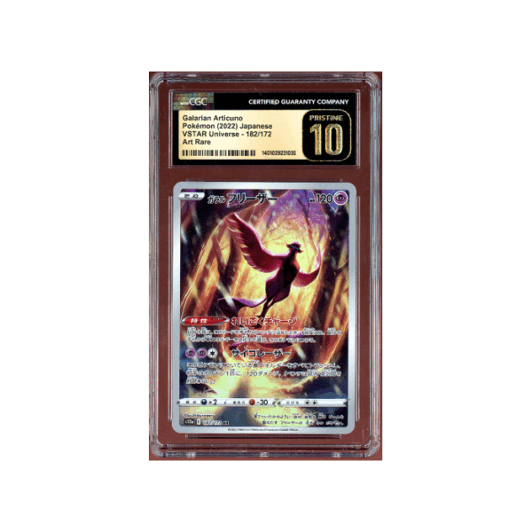 Pokemon Galarian Articuno Vstar Universe #182 CGC Pristine 10