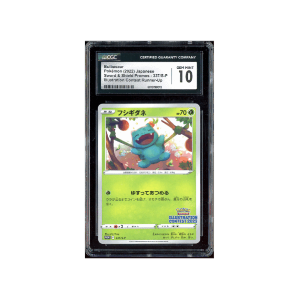 Pokemon Bulbasaur Illustration Contest 2022 Promo #337 CGC 10