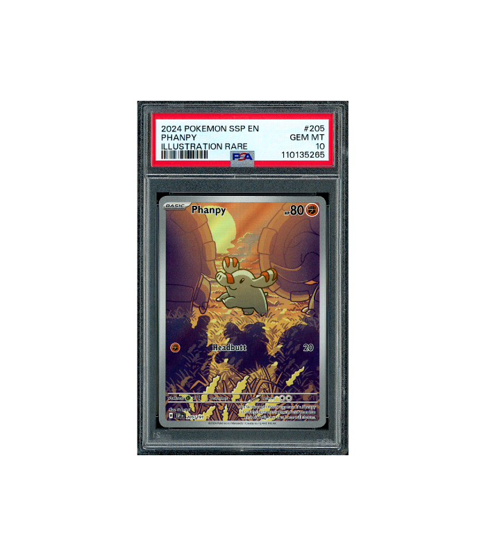 Pokemon Phanpy Surging Sparks AR Full Art #205 PSA 10