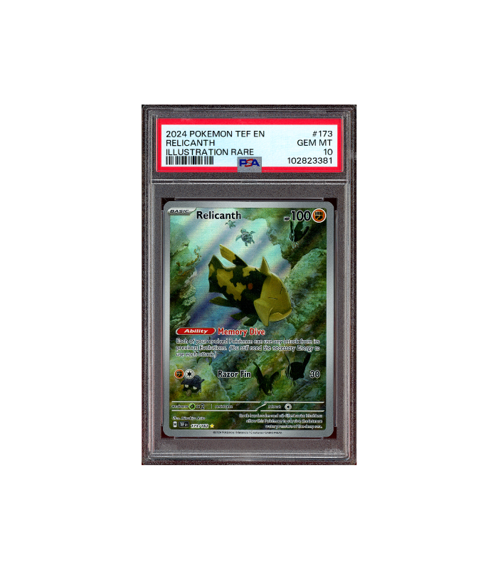 Pokemon Relicanth Temporal Forces AR Full Art #173 PSA 10