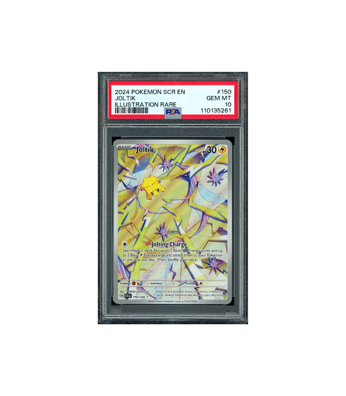 Pokemon Joltik Stellar Crown AR Full Art #150 PSA 10